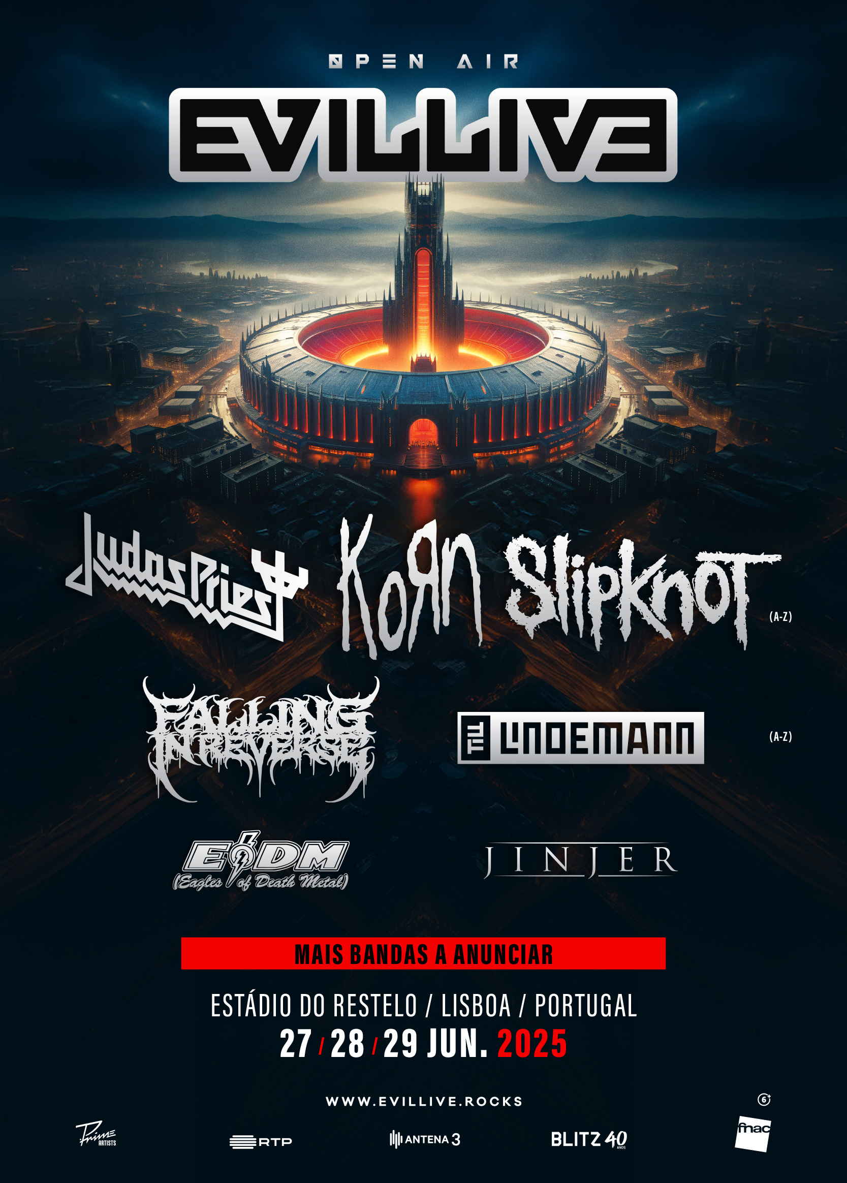 TILL LINDEMANN, FALLING IN REVERSE, JINJER and EAGLES OF DEATH METAL join the line-up for the first outdoor edition of EVILLIVƎ FESTIVAL
