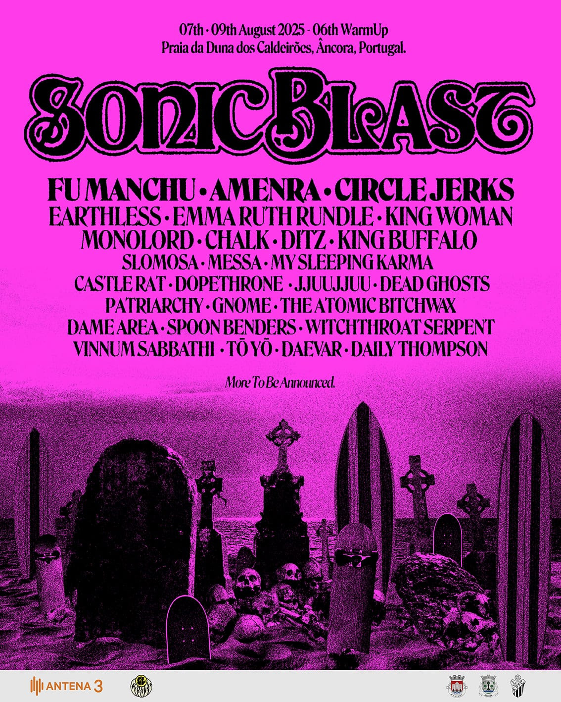 KING WOMAN, MONOLORD, DITZ, CHALK AND CASTLE RAT AMONG THE NEW 13 CONFIRMED FOR SONIC BLAST FEST 2025