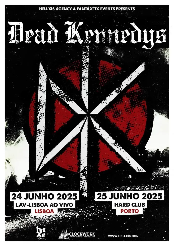 DEAD KENNEDYS return to Portugal in 2025 for two concerts in Lisbon and Porto