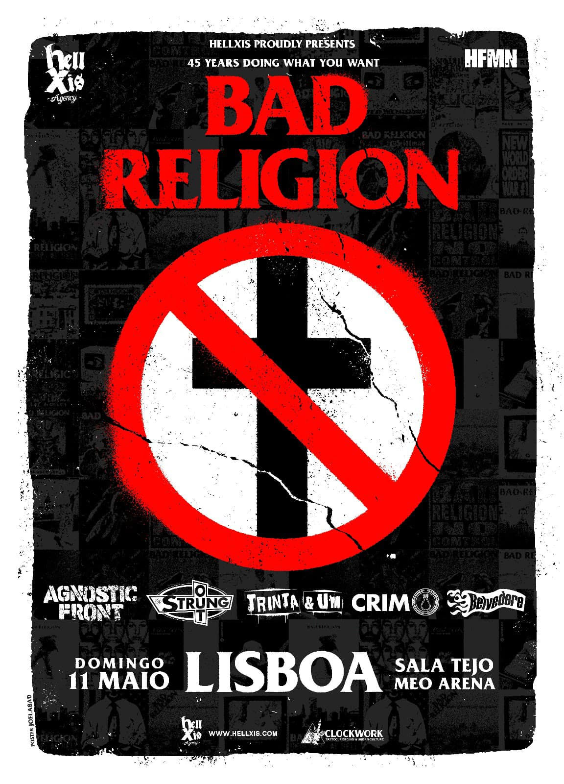 BAD RELIGION RETURN TO PORTUGAL WITH THE "45 YEARS DOING WHAT YOU WANT" TOUR.