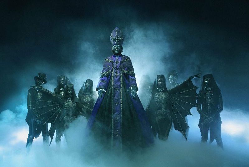 There was no white smoke at the Vatican, but there was at the Meo Arena with Ghost.